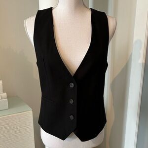 Zara Black Dress Vest - S